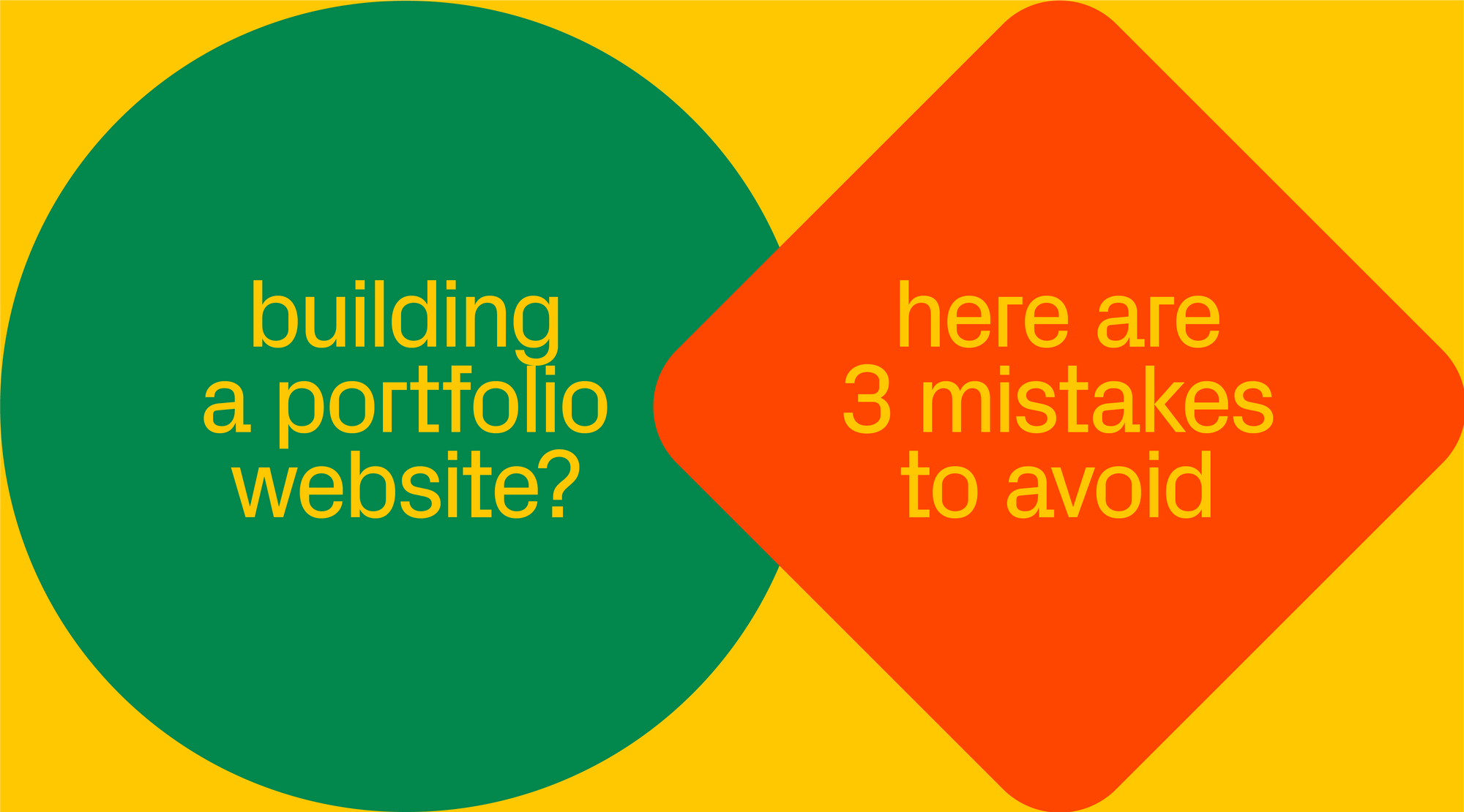readymag blog_Building a portfolio website? Here are 3 mistakes to avoid