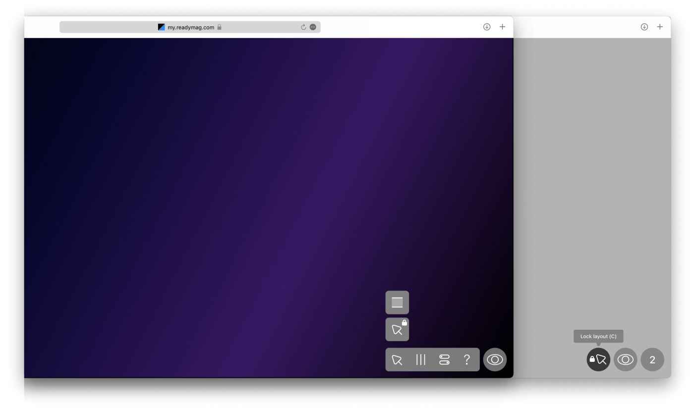 readymag blog updated right dock