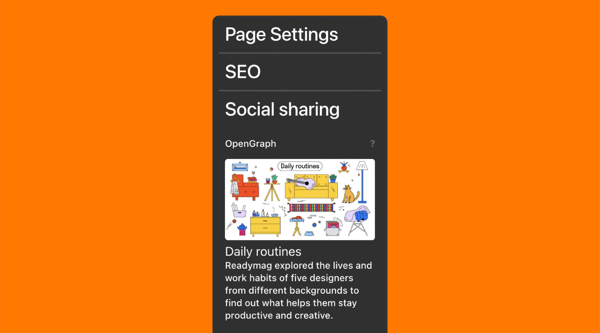 Readymag blog Ensure easy and effective social sharing