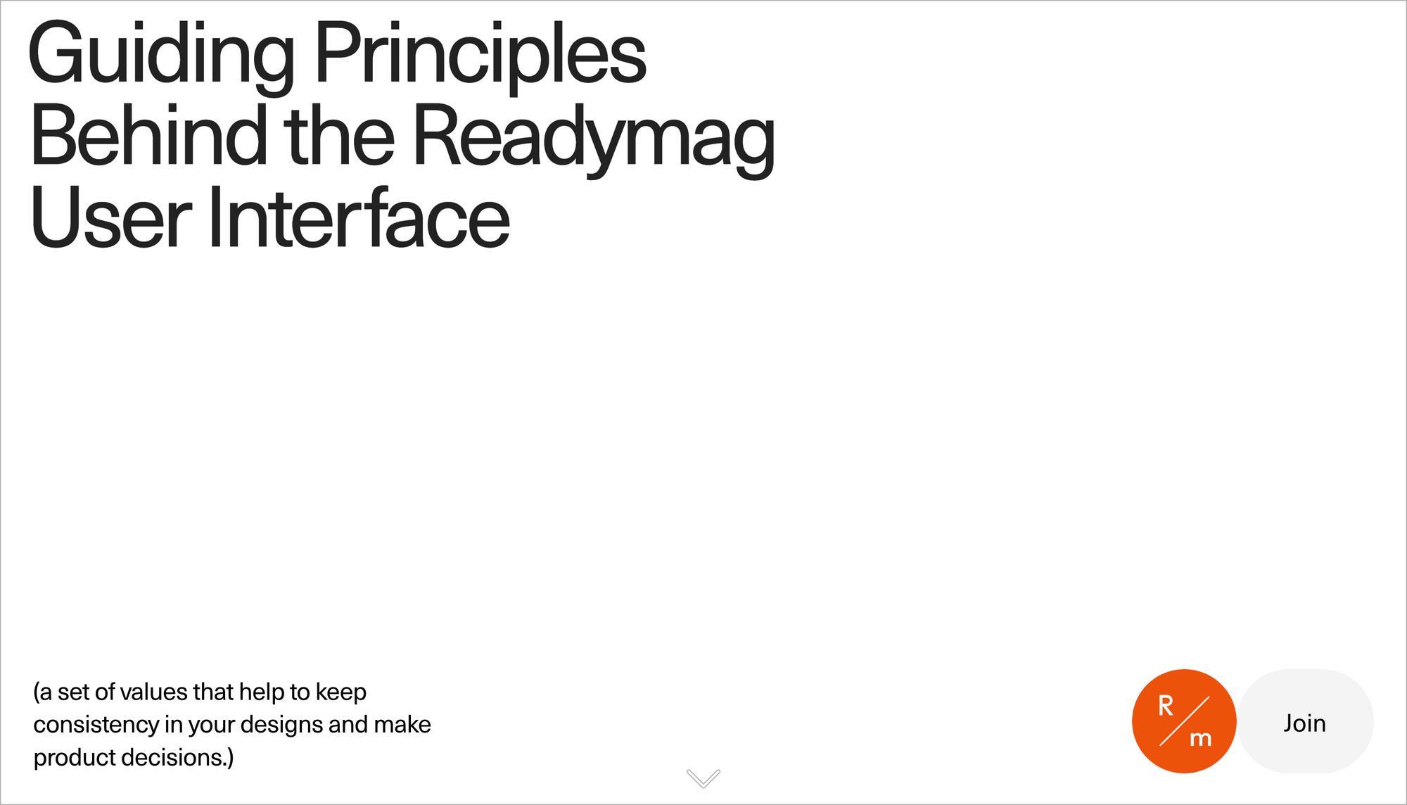 readymag blog_Guiding principles behind the Readymag interface