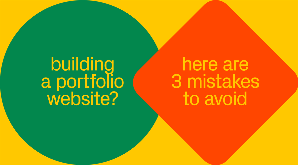 Building A Portfolio Website Here Are 3 Mistakes To Avoid Building A Portfolio Website Here Are 3 Mistakes To Avoid