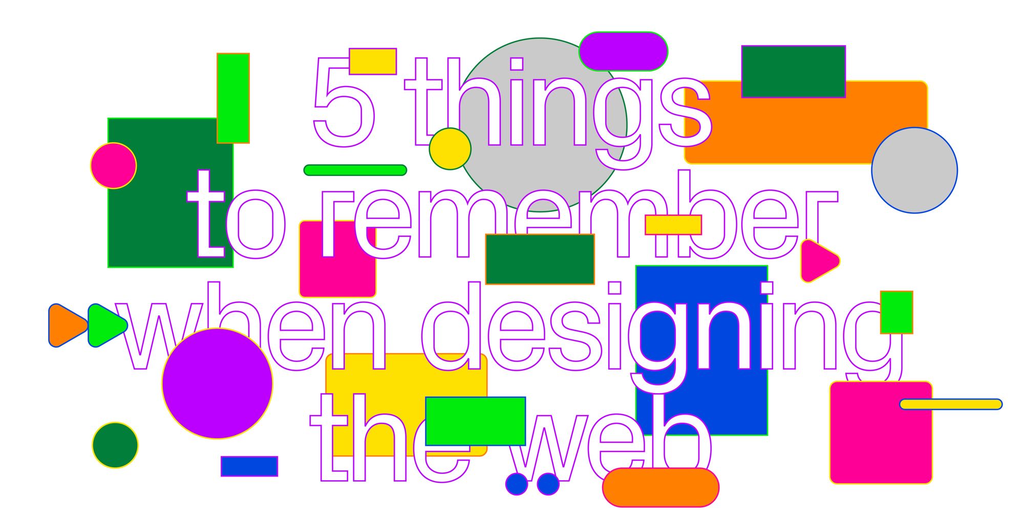 readymag blog_Basic dos and don’ts: 5 things to remember when designing the web