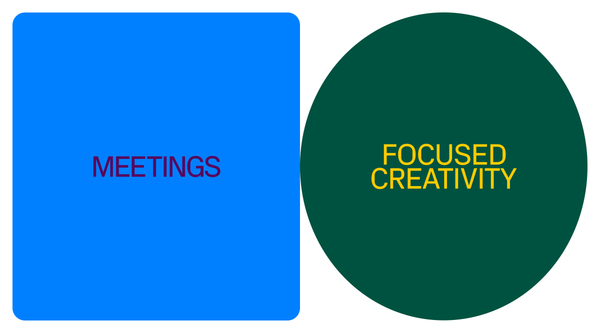Designers on balancing time between meetings and focused creativity